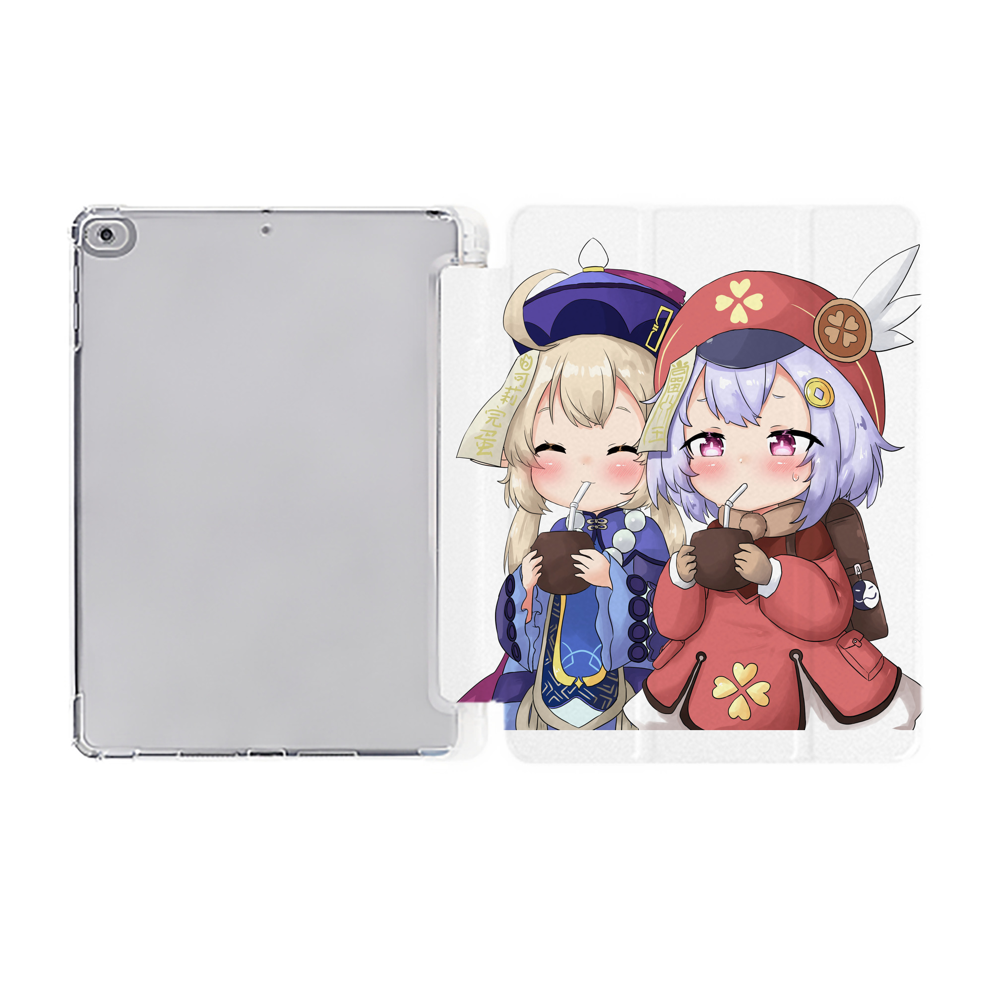 げんし神 七七 なな  genshin Nana IPad ケース ペン収納付き 三つ折りスタンド PUレザー×シリコン 対応機種9.5/10.5/10.9インチ